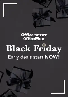 Ad Preview of Office Depot Black Friday from 11/09/2025