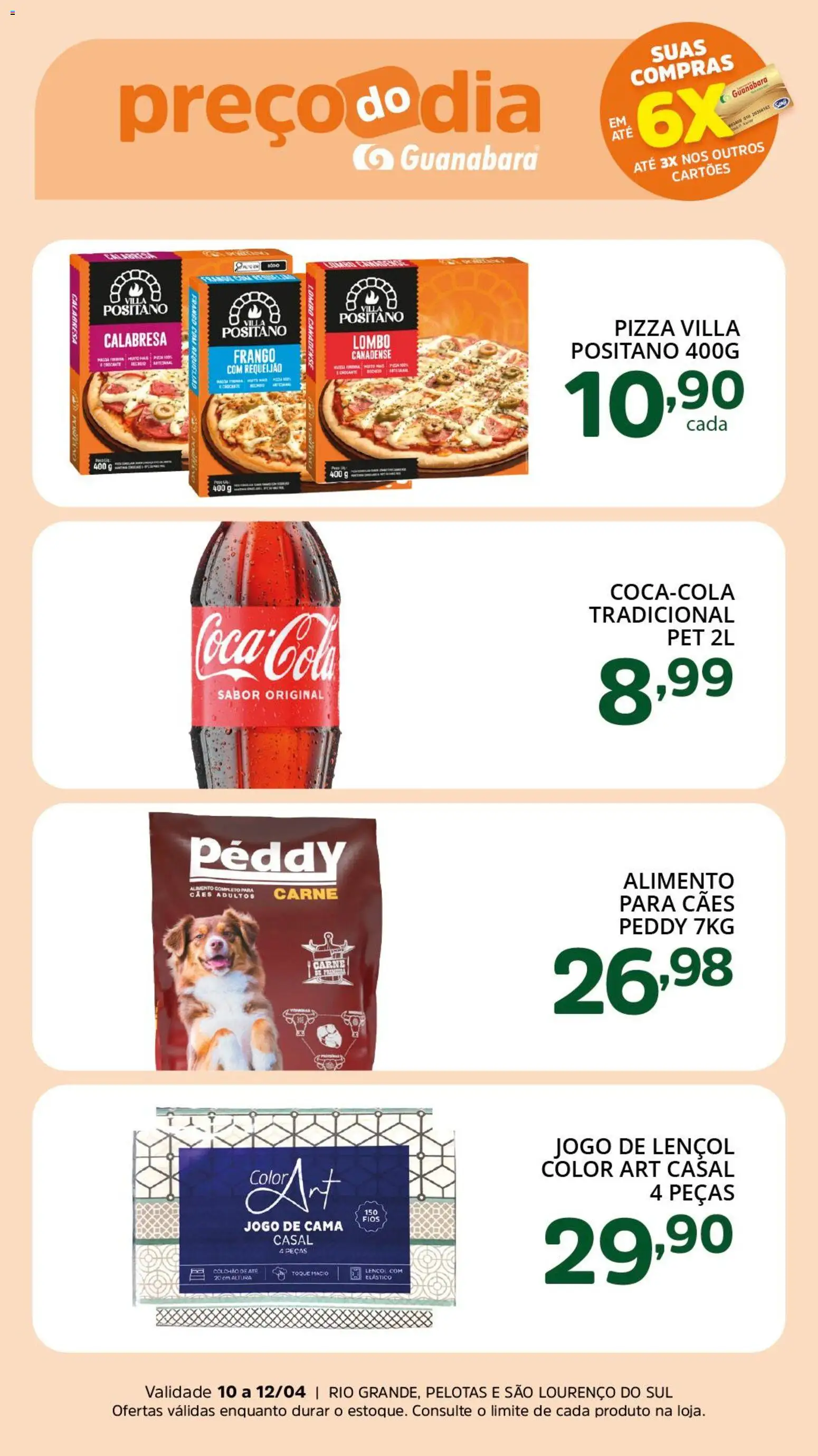 Pré-Visualização do folheto "Supermercado Guanabara - Ofertas da semana" da loja Supermercado Guanabara válido a partir de 10/04/2026