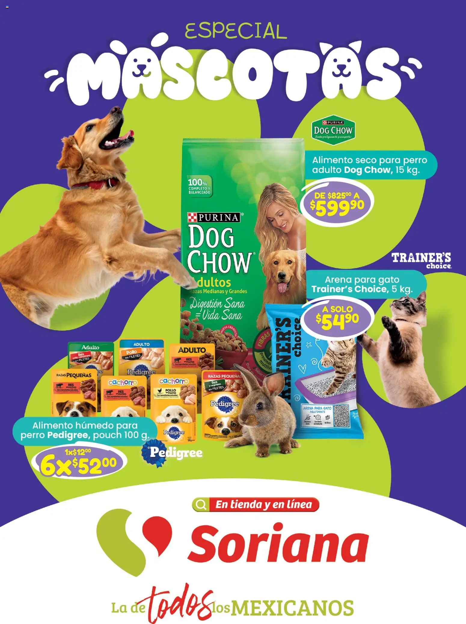 Vista previa las ofertas de la tienda Soriana - Especial Mascotas Híper Nacional desde el 29/01/2026 - Pollo