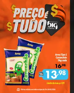 Pré-Visualização do folheto "Ofertas Preço é Tudo" da loja Big Compra válido a partir de 19/02/2026