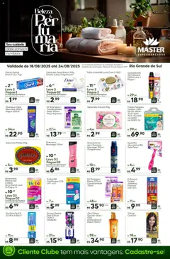 Pré-Visualização do folheto "Ofertas Especial Perfumaria" da loja Master válido a partir de 18/08/2025