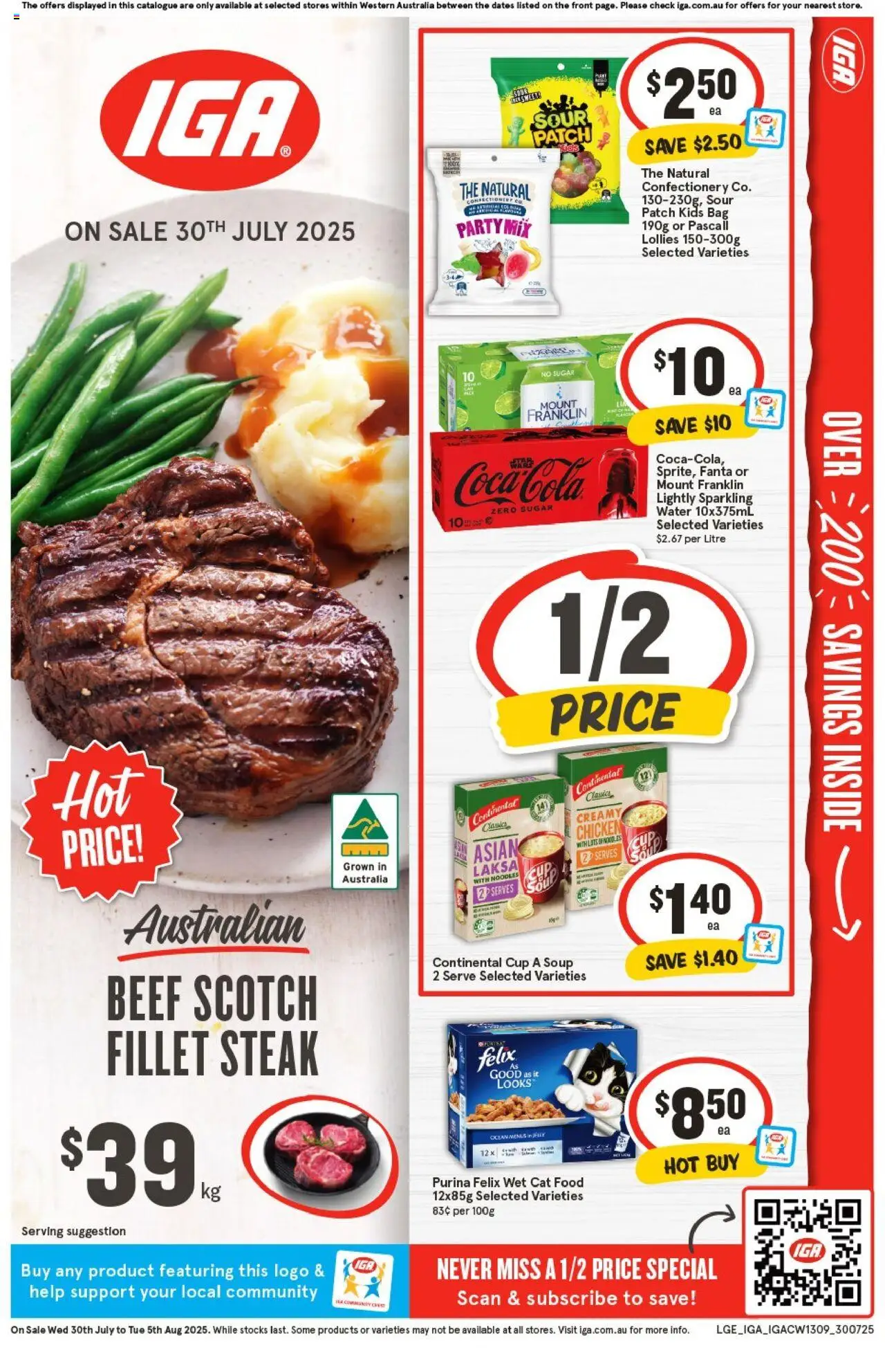 IGA catalogue valid from 30/07/2025 - page 1