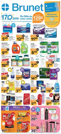 Un aperçu du dépliant Weekly flyer / circulaire du magasin Brunet est valide à partir 16 oct. 2025