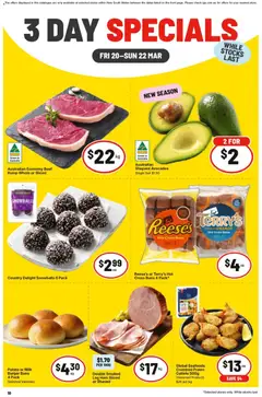 Preview of catalogue IGA 3 Day Specials NSW from shop IGA valid 20/03/2026
