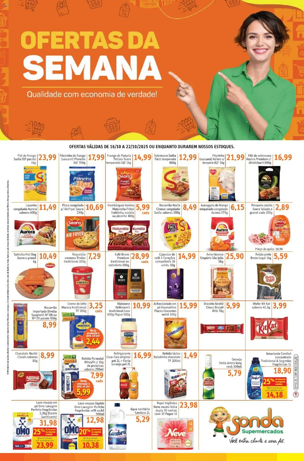 Sonda folheto "Ofertas da semana" válido a partir de 16/10/2025 - número de página 1