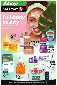 Preview of leaflet Health & Beauty Flyer from shop Sobeys is valid from Feb 12, 2026