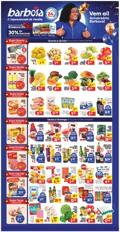 Pré-Visualização do folheto "Ofertas Rede e Interior" da loja Barbosa Supermercados válido a partir de 20/08/2025