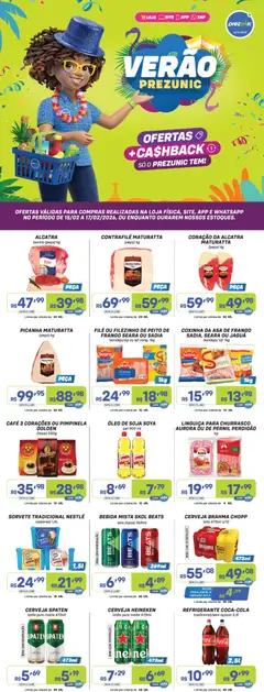 Pré-Visualização do folheto "Encarte" da loja Prezunic válido a partir de 15/02/2026