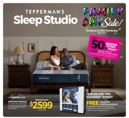 Preview of leaflet Sleep Studio from shop Tepperman's is valid from Feb 13, 2026