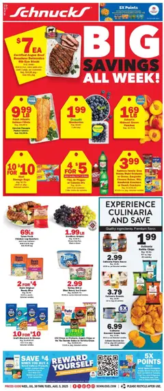 Ad Preview of Schnucks Weekly Ad from 07/30/2025