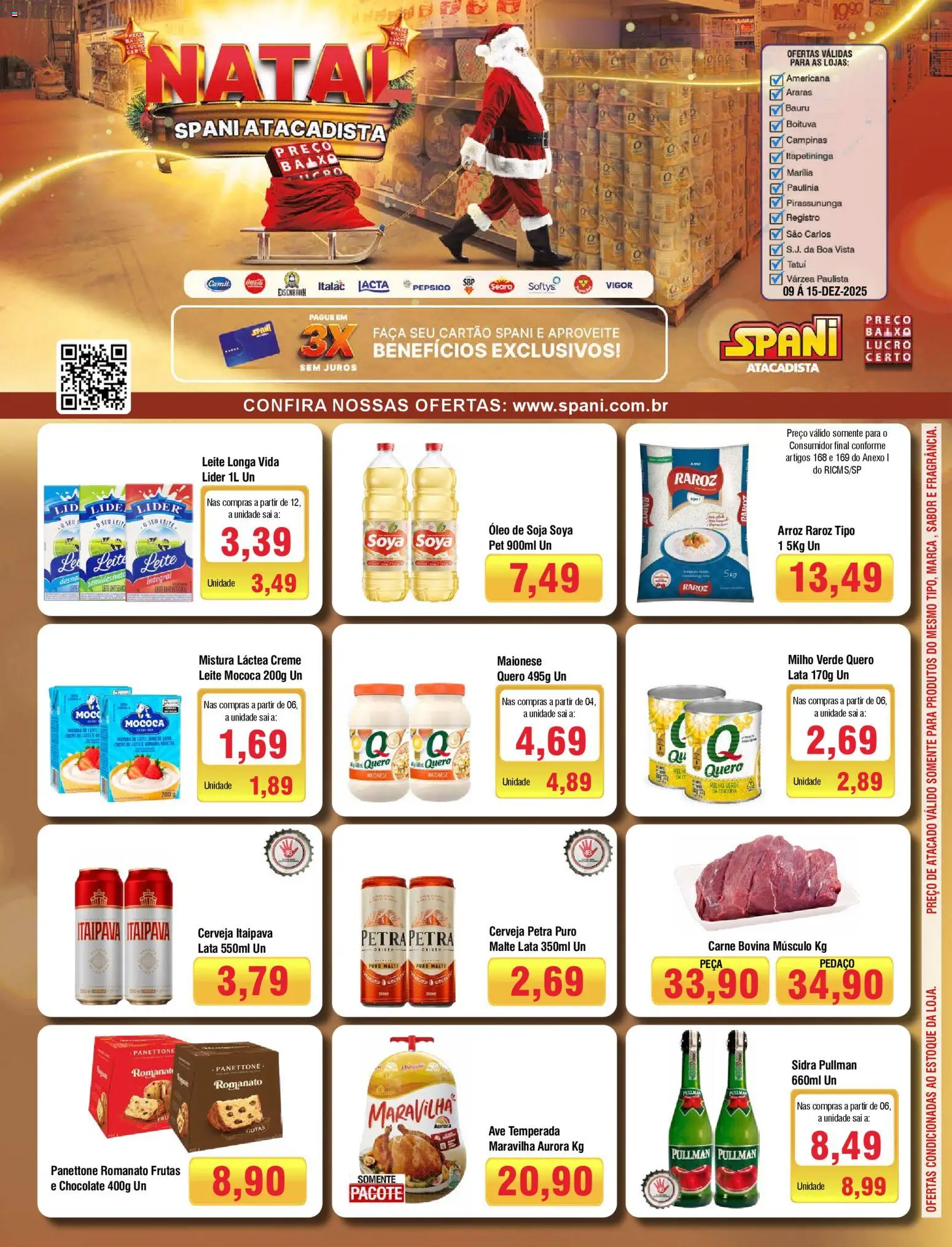 Pré-Visualização do folheto "Ofertas da semana" da loja Spani Atacadista válido a partir de 09/12/2025