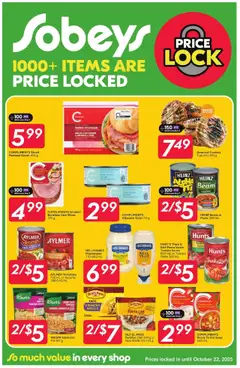 Preview of leaflet Special Promotion from shop Sobeys is valid from Sep 18, 2025