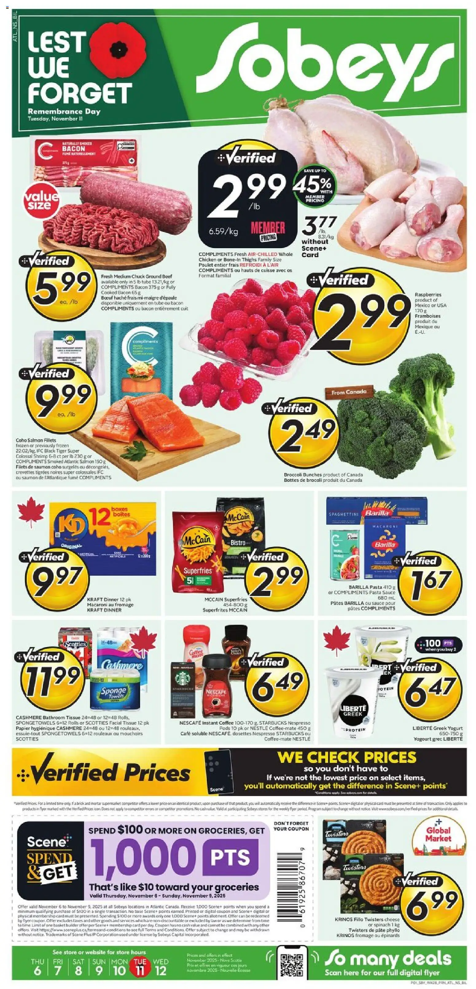Preview of leaflet Weekly Flyer - NS from shop Sobeys is valid from Nov 06, 2025