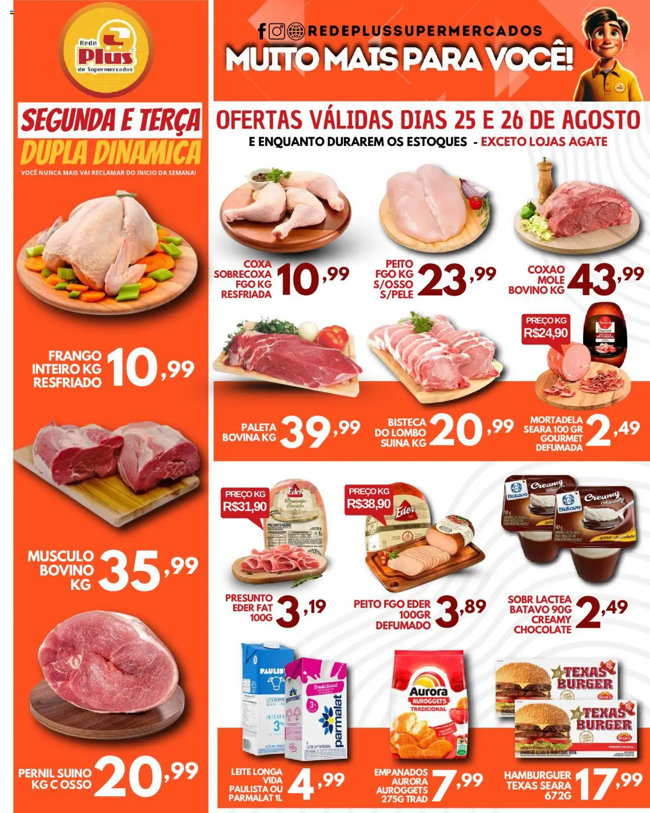 Rede Plus Supermercados folheto "Ofertas da semana" válido a partir de 25/08/2025 - número de página 1