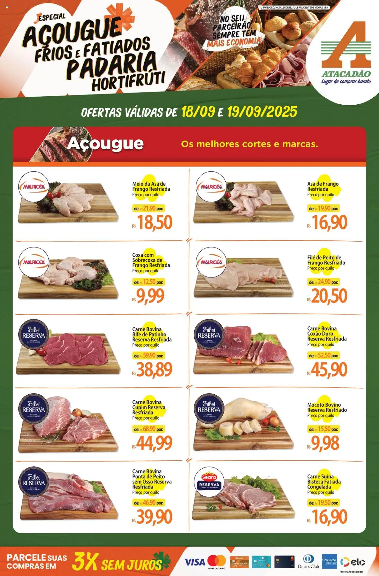 Atacadão folheto "Ofertas - RN" válido a partir de 18/09/2025 - número de página 1