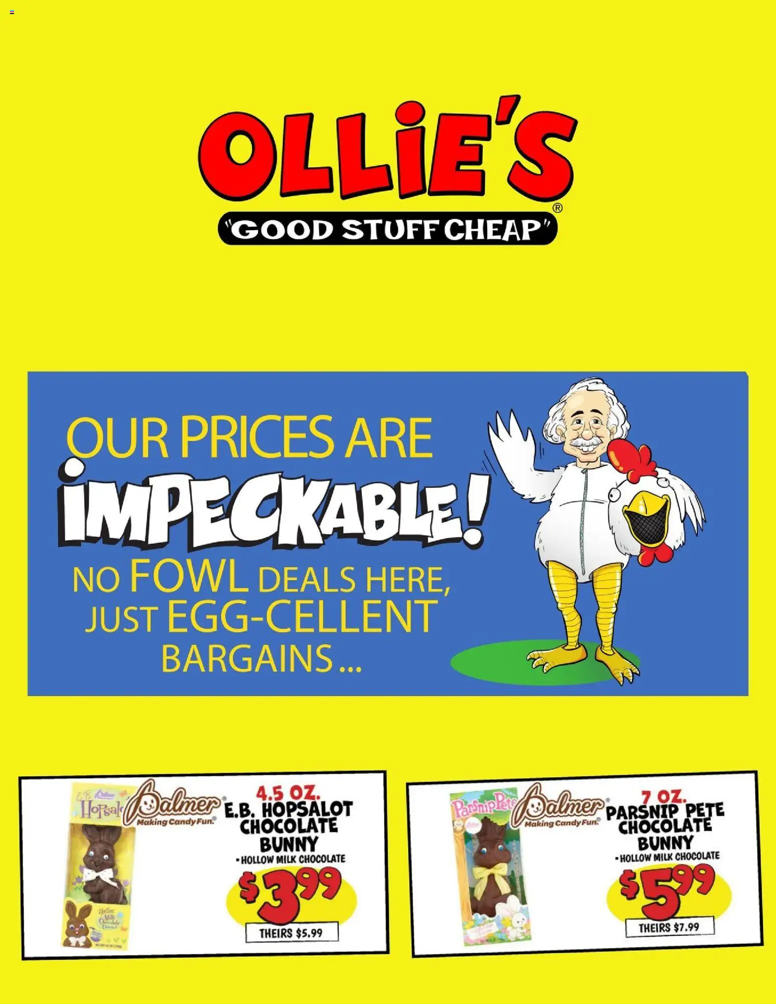 Ad Preview of Ollie's Ollie's Ad from 03/19/2026 - Chocolate, Candy, Milk