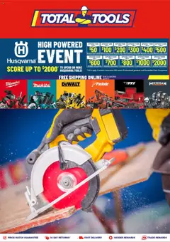 Preview of catalogue Catalogue from shop Total Tools valid 08/08/2025