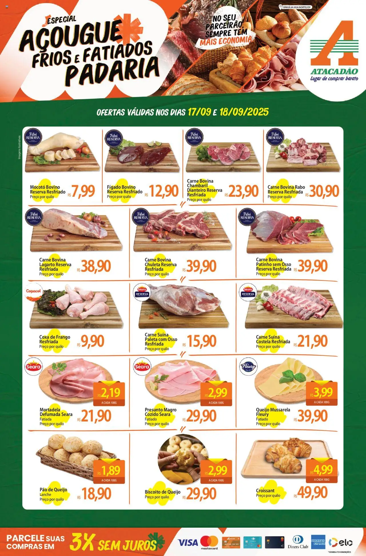 Atacadão folheto "Ofertas - DF" válido a partir de 17/09/2025 - número de página 1