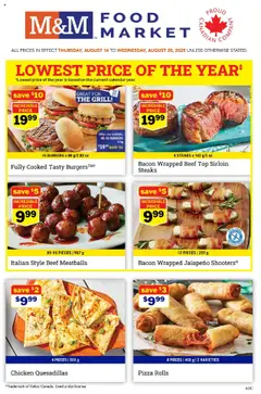 Preview of leaflet Weekly flyer / circulaire from shop M&M Food Market is valid from Aug 14, 2025
