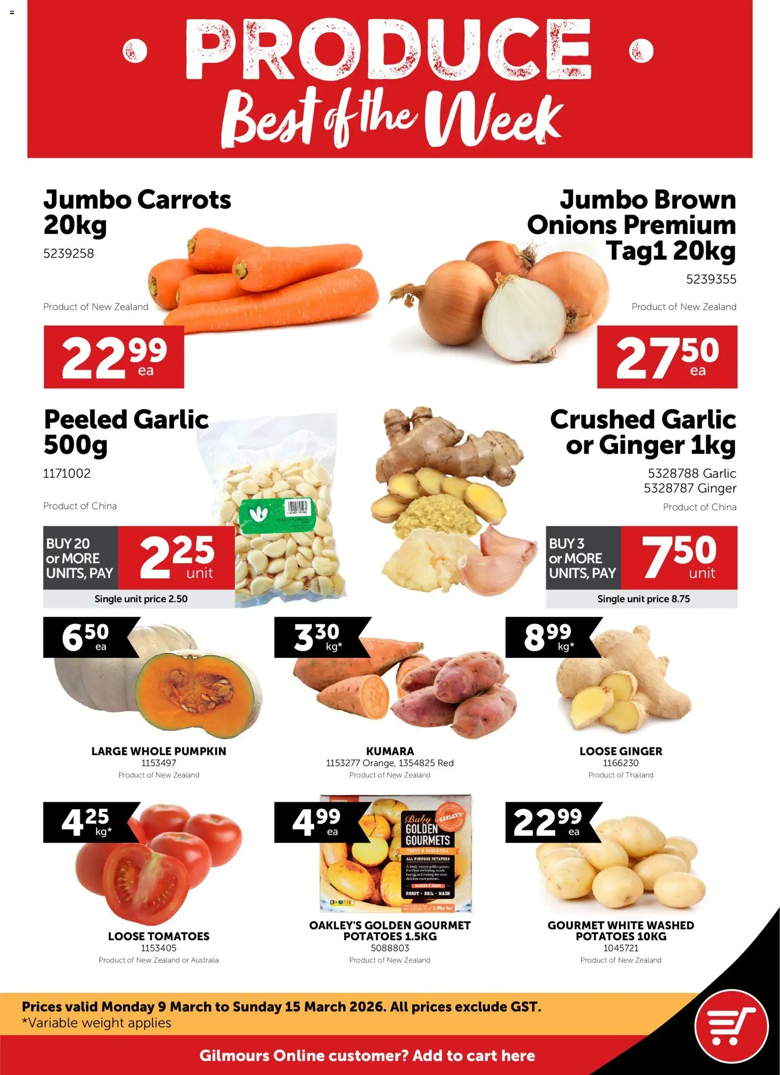 Preview of catalogue Gilmours catalogue from shop Gilmours valid 9 Mar 2026