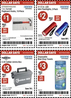 Ad Preview of Harbor Freight Dollar Days from 10/09/2025