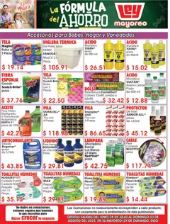 Vista previa las ofertas de la tienda Casa Ley - Folleto Mayoreo desde el 28/07/2025 