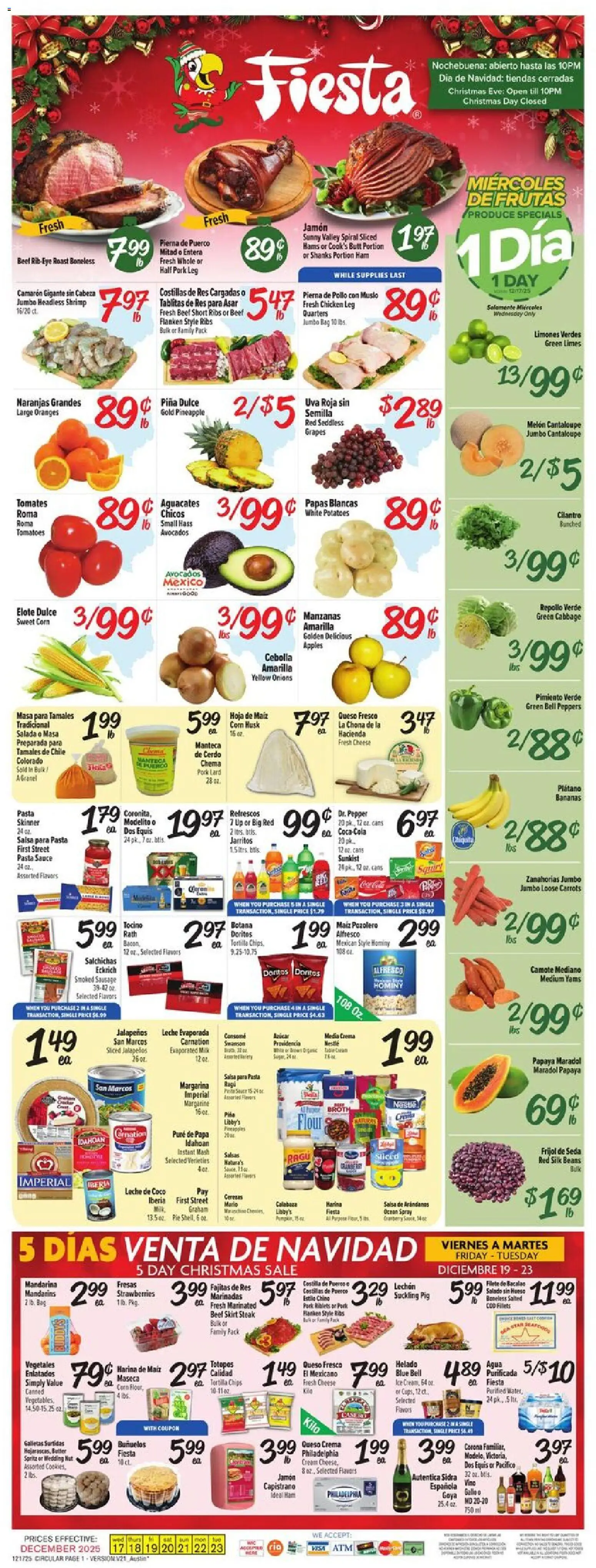 Ad Preview of Fiesta Mart Weekly Ad from 12/17/2025