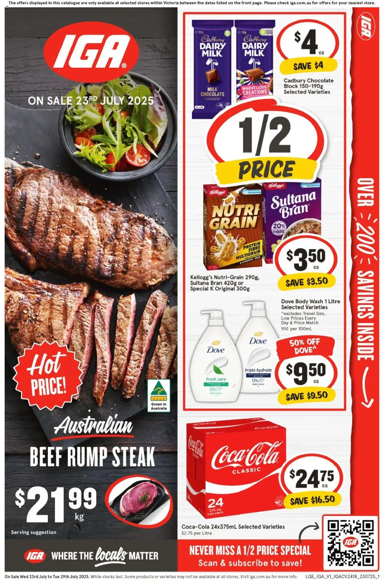 IGA catalogue valid from 23/07/2025 - page 1
