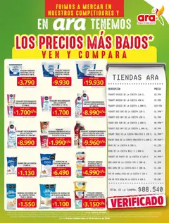 Vista previa del prospecto Ahorra con precios bajos y ofertas en la canasta familiar | ara del almacen Ara válida del 11/02/2026 al 25/02/2026