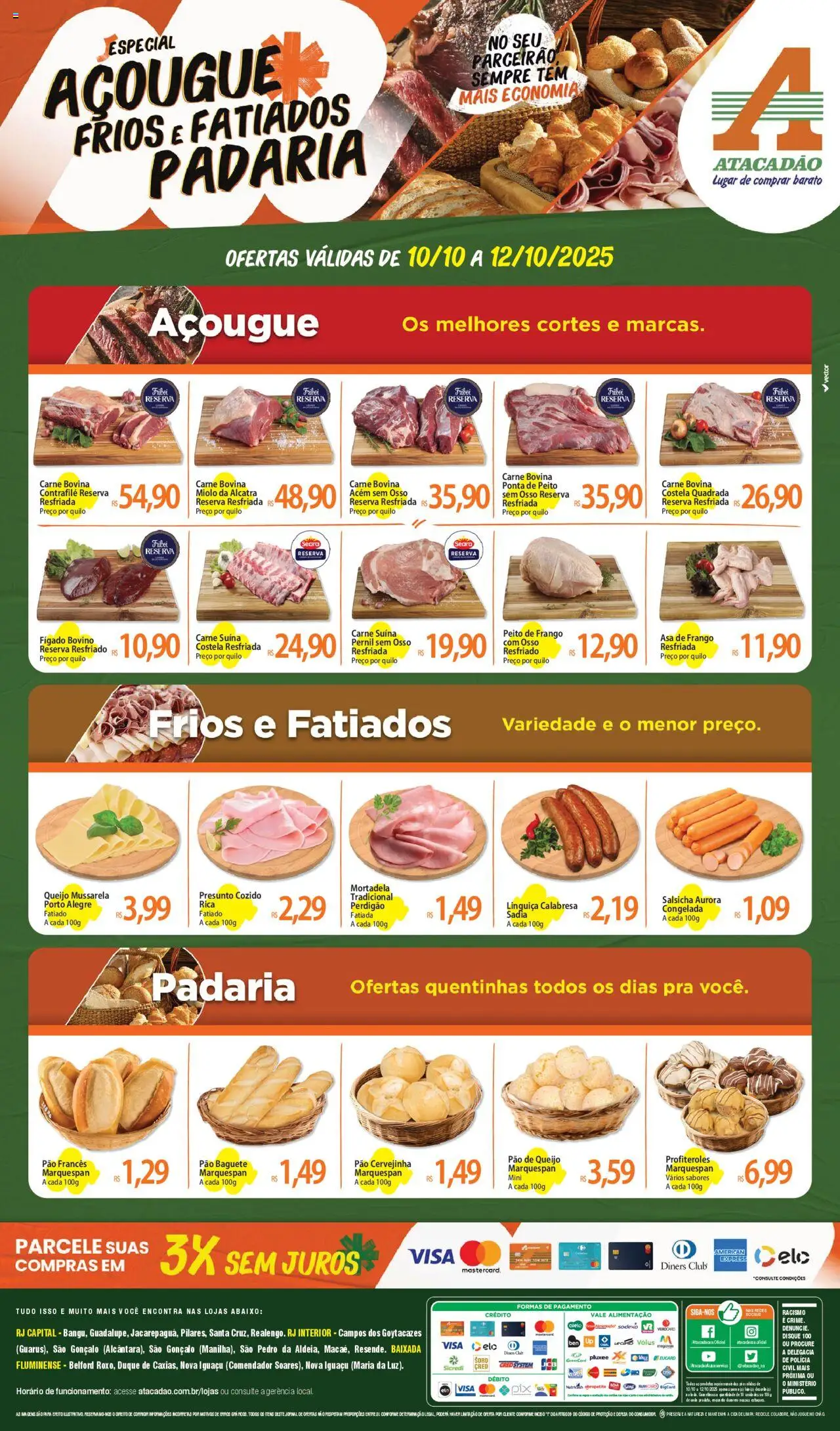 Atacadão folheto "Ofertas - RJ" válido a partir de 10/10/2025 - número de página 1