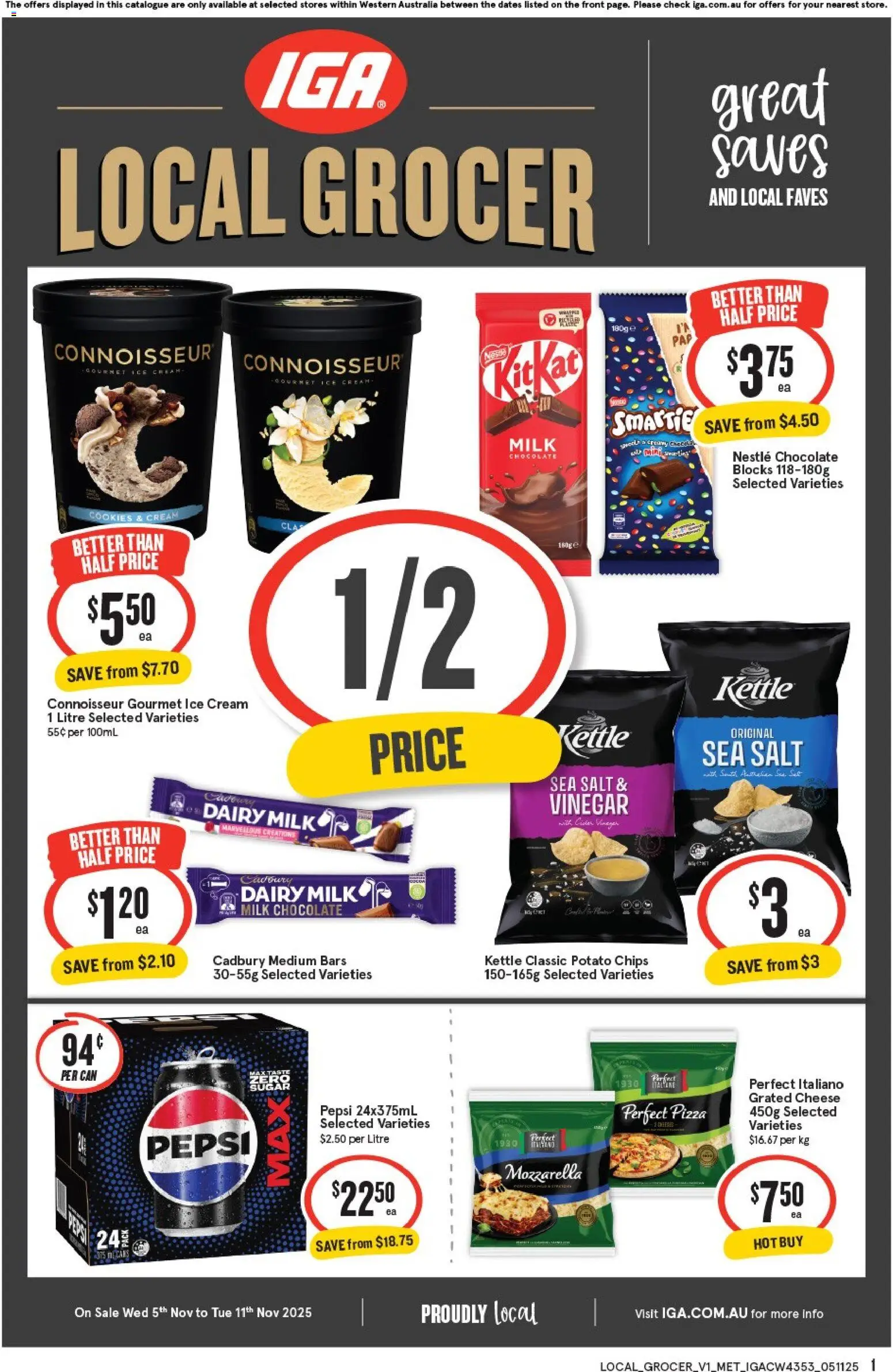 Preview of catalogue Local Grocer WA from shop IGA valid 05/11/2025