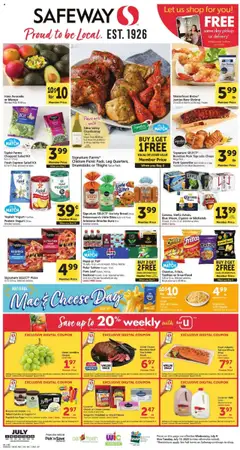 Ad Preview of Safeway Weekly Ad - CA from 07/09/2025