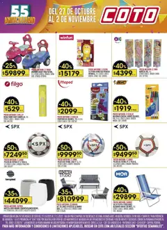 Vista previa del folleto de la tienda Coto válido desde el 27/10/2025 