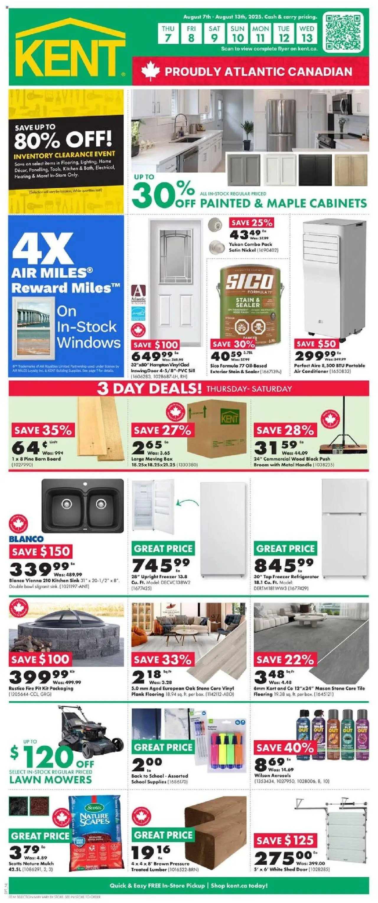 Kent flyer valid from Aug 07, 2025 - page number 1