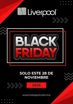Vista previa las ofertas de la tienda Liverpool - Black Friday aviso desde el 19/11/2025 