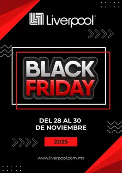 Vista previa las ofertas de la tienda Liverpool - Black Friday aviso desde el 19/11/2025 