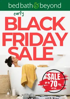 Preview of catalogue Black Friday from shop Bed Bath and Beyond valid 20 Nov 2025