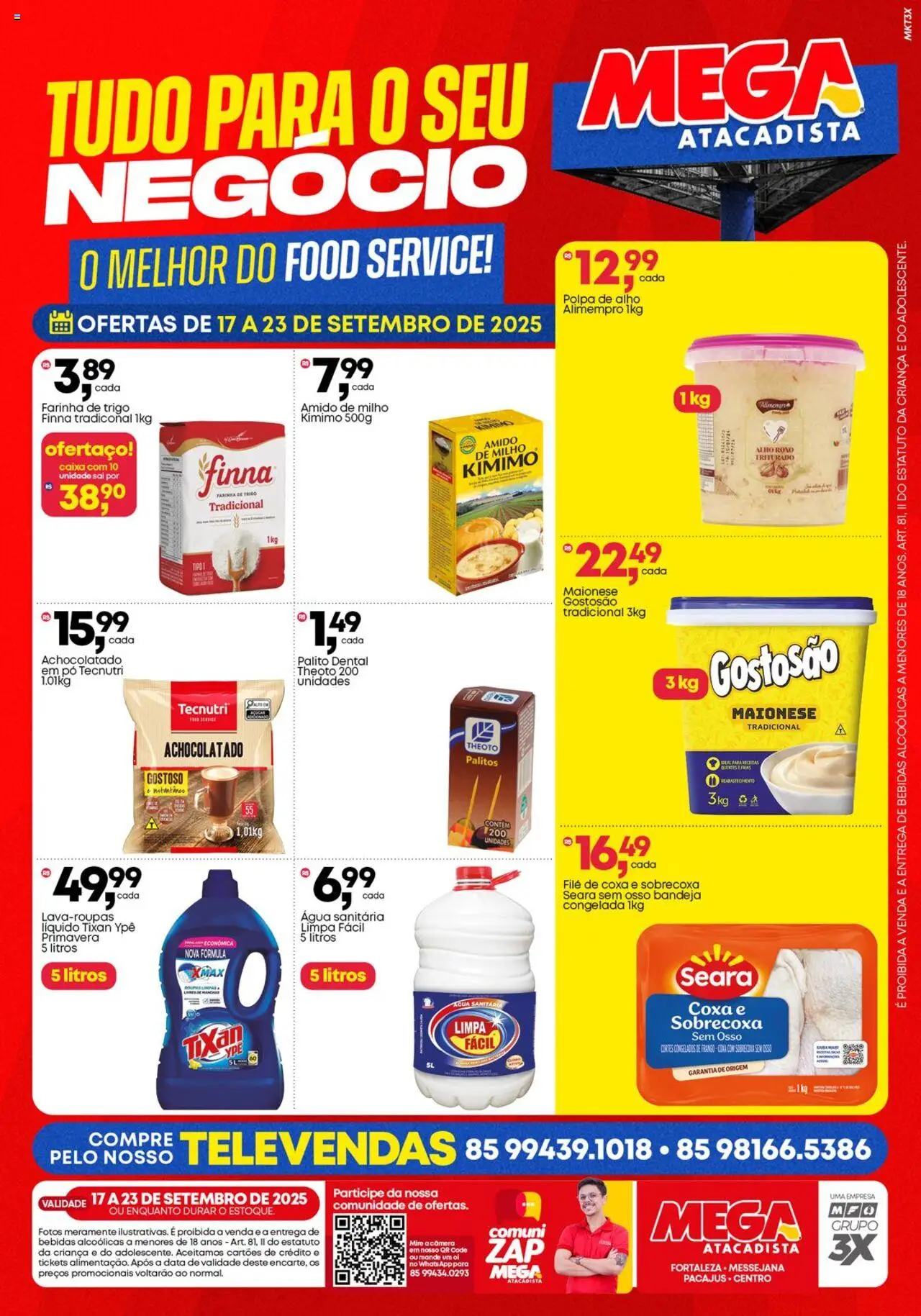 Frangolândia folheto "Ofertas Comerciante" válido a partir de 17/09/2025 - número de página 1