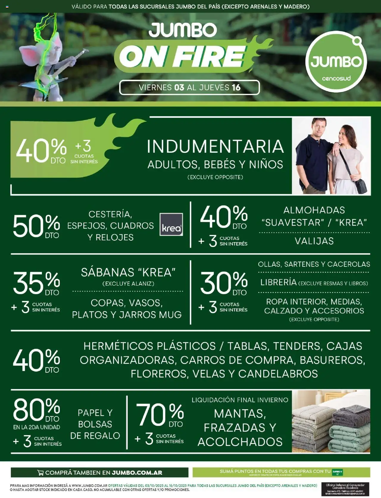 Jumbo Oferta | T. Libre & Textil del 03/10/2025 >> Catálogo
