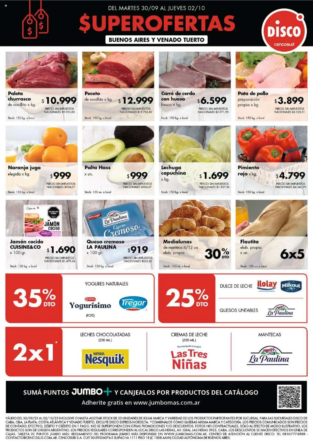 Disco Ofertas Buenos Aires del 30/09/2025 Online