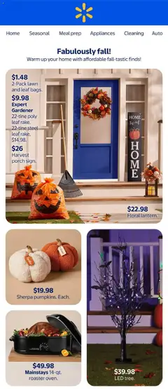 Preview of leaflet Fabulously fall - Kemptville from shop Walmart is valid from Sep 25, 2025