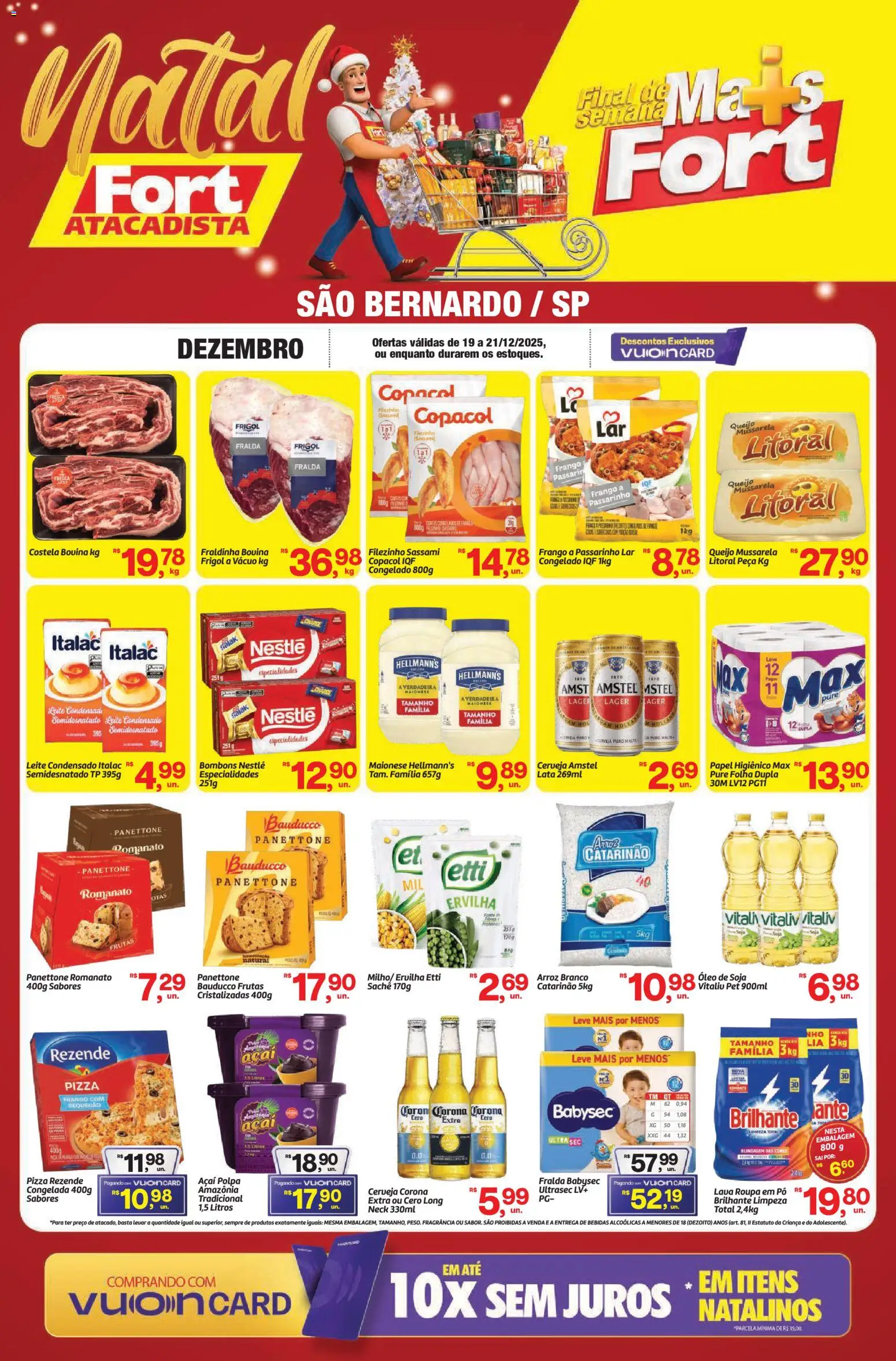 Pré-Visualização do folheto "Ofertas da semana" da loja Fort Atacadista válido a partir de 19/12/2025