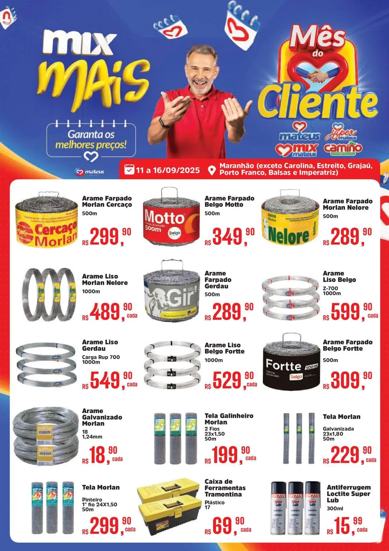 Mateus folheto "Ofertas Mix Mais" válido a partir de 11/09/2025 - número de página 1