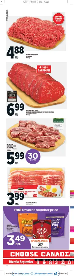 Preview of leaflet Montréal from shop Metro is valid from Sep 18, 2025