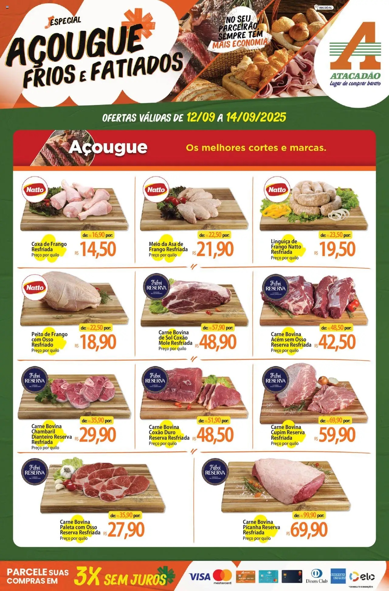 Atacadão folheto "Ofertas - AL" válido a partir de 12/09/2025 - número de página 1