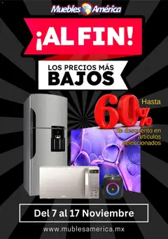 Vista previa las ofertas de la tienda Muebles America - Buen Fin desde el 07/11/2025 