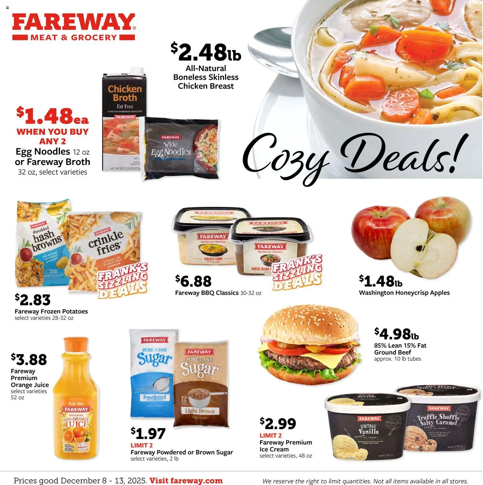 Ad Preview of Fareway Weekly Ad from 12/08/2025