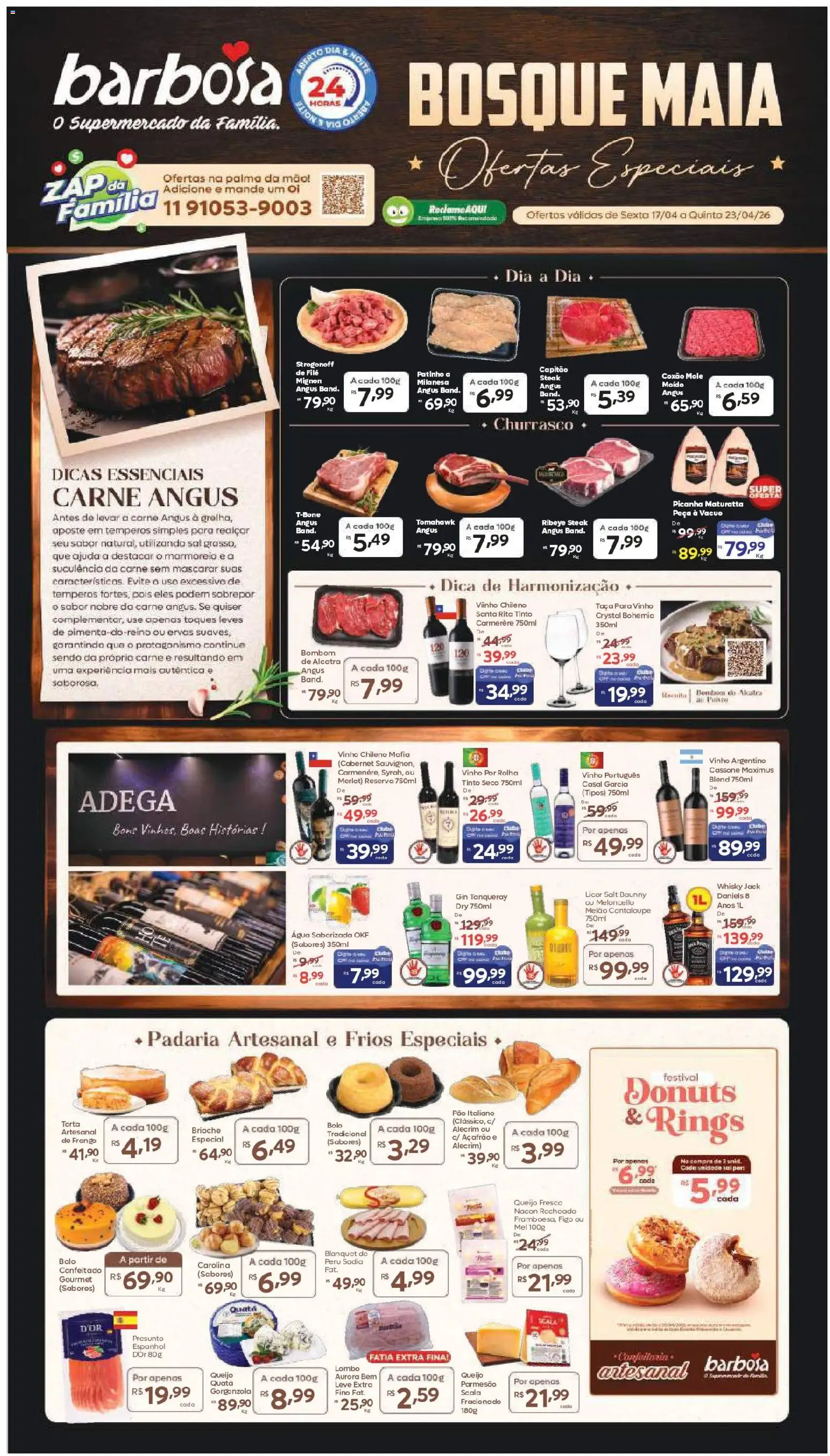 Pré-Visualização do folheto "Barbosa Supermercados ofertas Loja Bosque Maia" da loja Barbosa Supermercados válido a partir de 17/04/2026