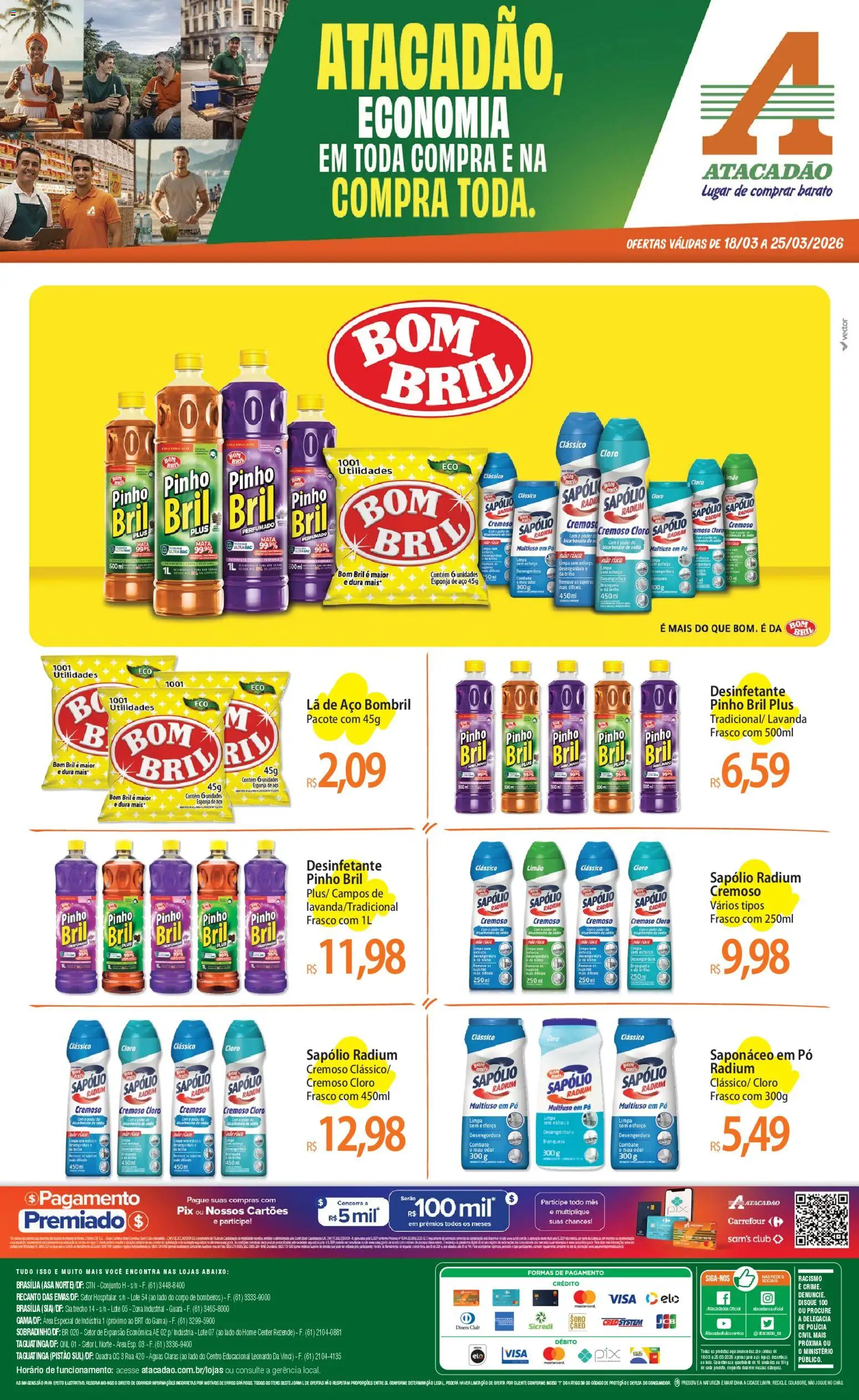 Pré-Visualização do folheto "Atacadão ofertas - DF" da loja Atacadão válido a partir de 18/03/2026
