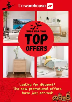 Preview of catalogue Catalogue from shop The Warehouse valid 21 Oct 2025